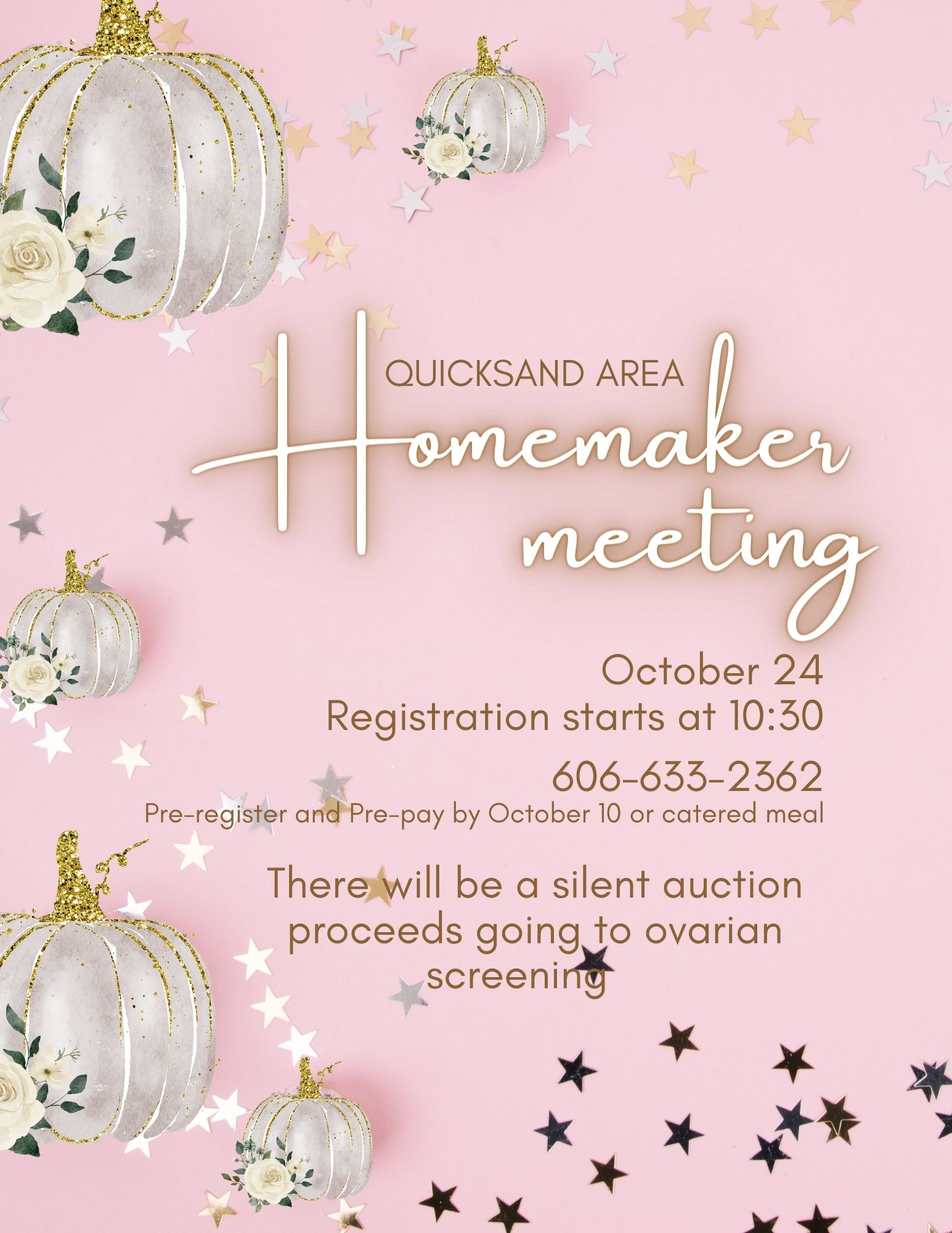 Quicksand Area Homemaker Meeting