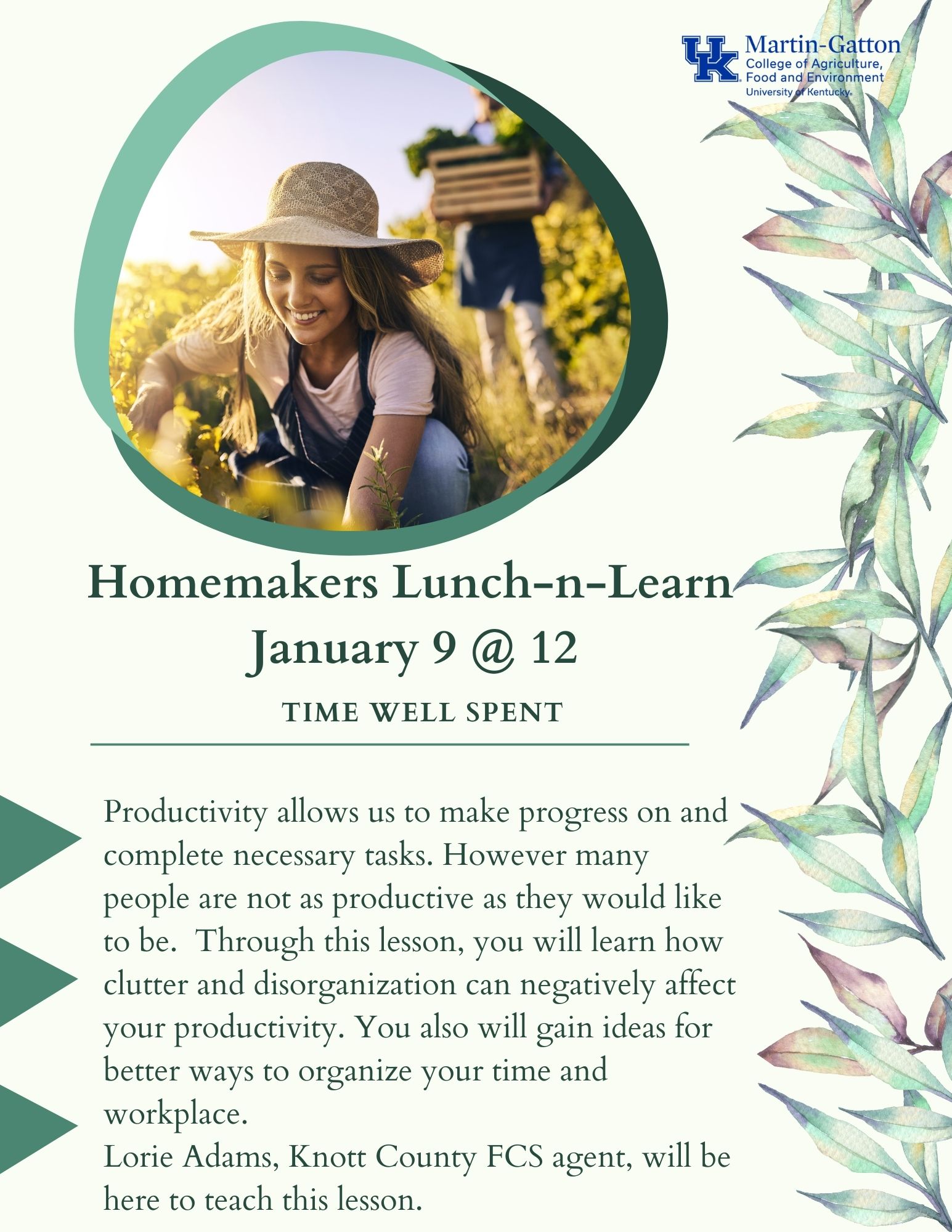 Homemaker Lunch n Learn