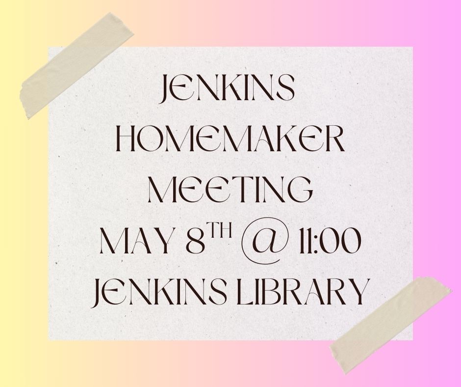 Jenkins Homemakers 