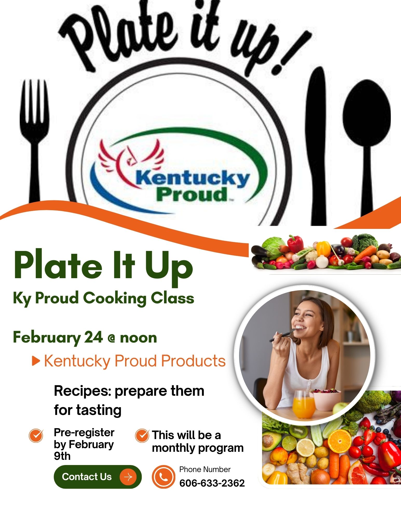 Plate It Up Kentucky Proud Cooking Class