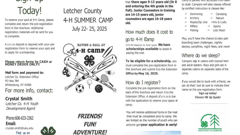 4-H Camp Registration