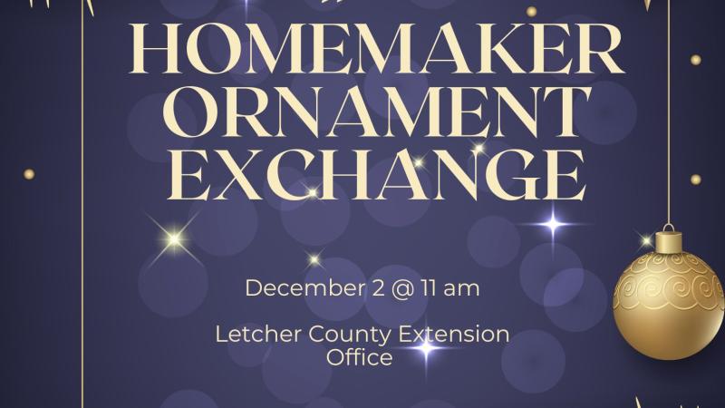 Homemaker Ornament exchange